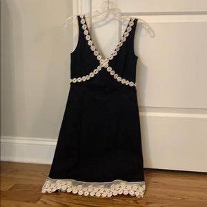 J-Crew v-neck dress.